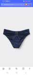 Calzedonia - Timeless Diva figi bikini L (102E) Niebieski (Royal Blue)