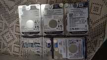 Lote 4 discos rígidos 2.5 de total 2.5TB a funcionar