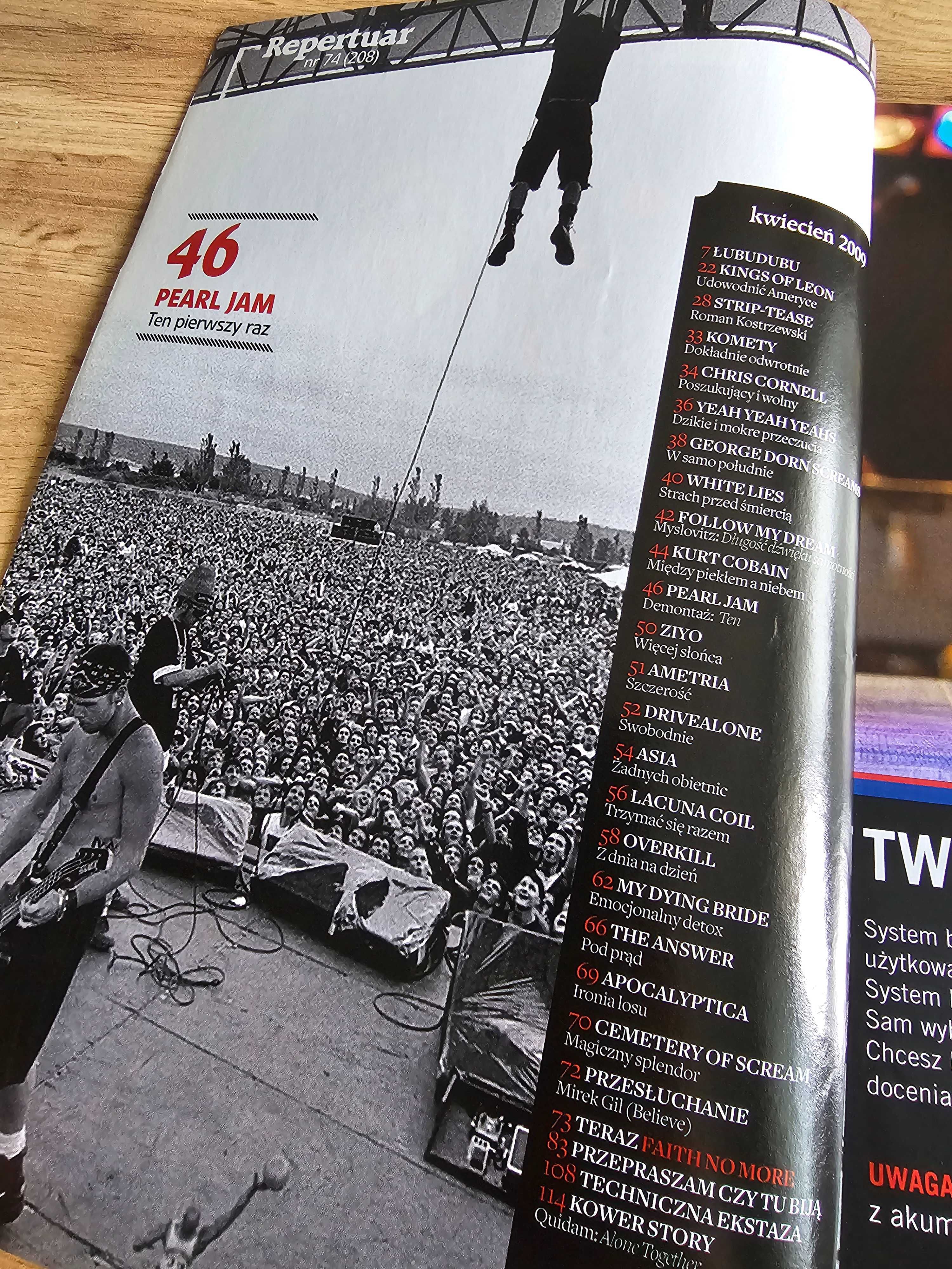 Teraz Rock 4/2009 - Kings of Leon, Faith No More, Pearl Jam