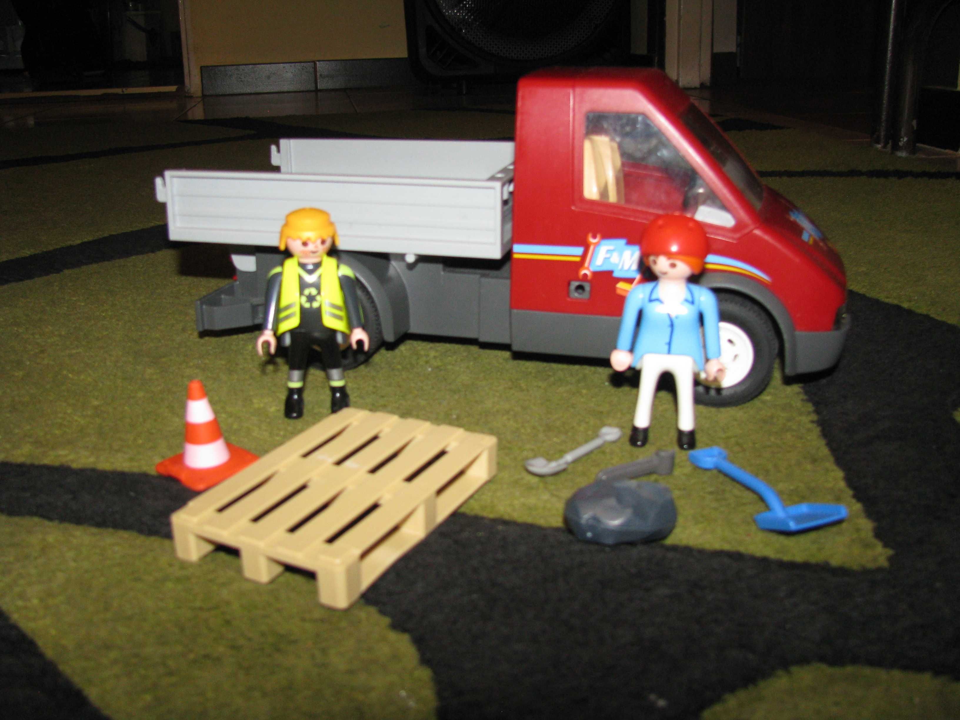 Auto playmobil roboty drogowe