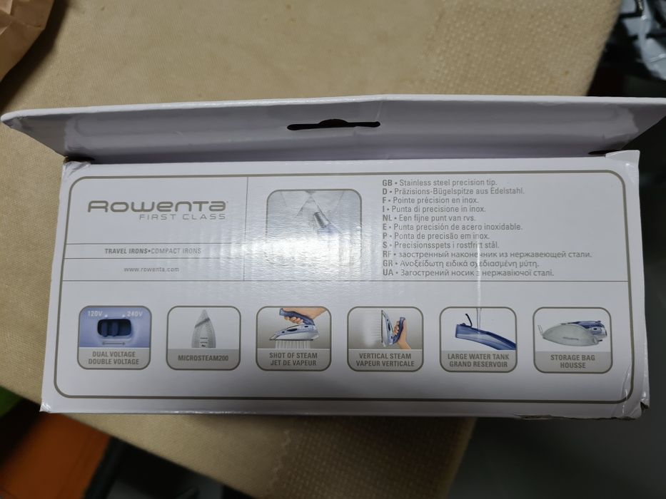 Ferro viagem Rowenta novo