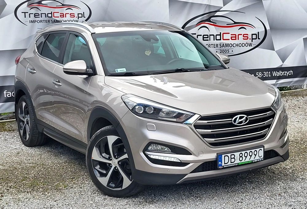 Hyundai Tucson 2.0 136 KM Salon PL bezwypadkowy Navi Kamera Gwarancja
