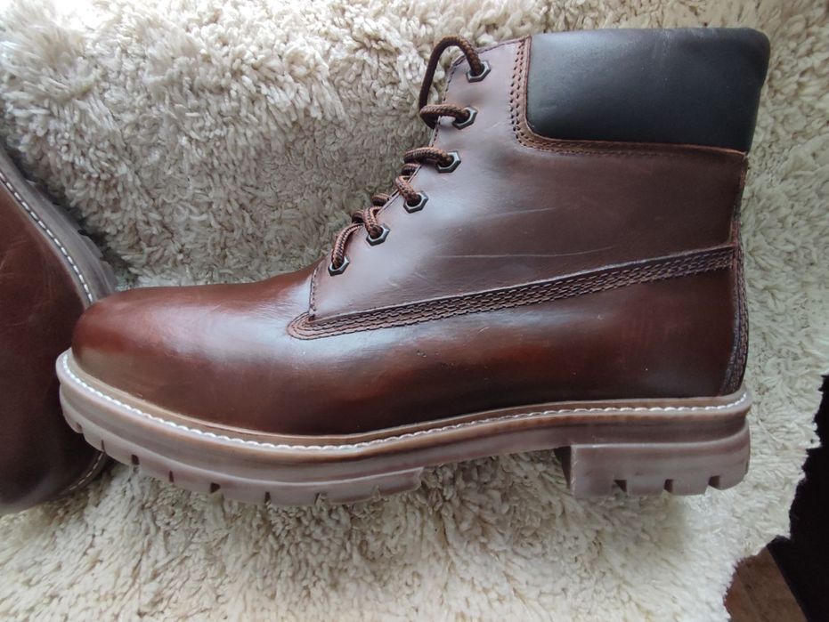 Шкіряні сапоги ботінки чоботи hush puppies