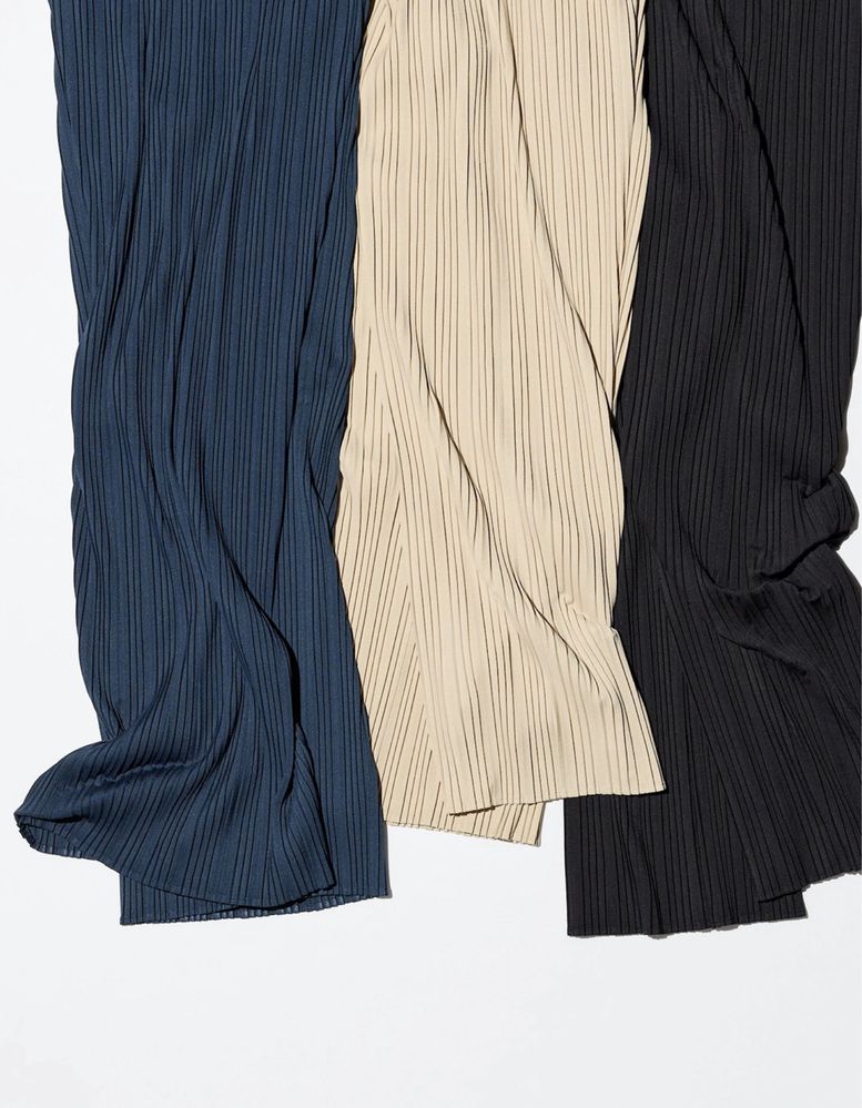 Плісіровані штани брюки uniqlo pleated (S, L)