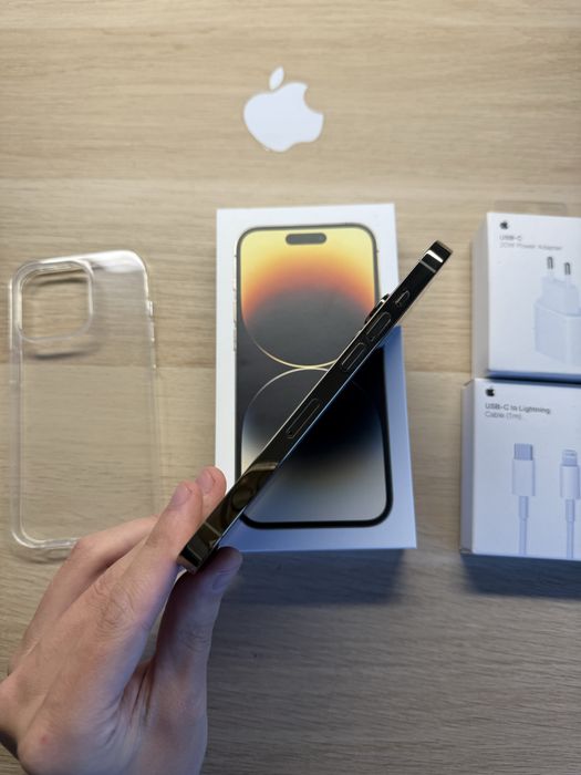 iPhone 14 Pro 128gb złoty bateria 100% komplet
