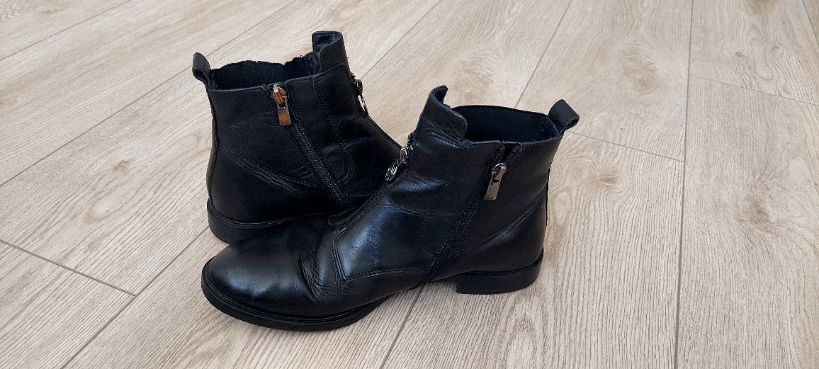 Buty/ Botki/ Lasocki/ Skorzane/ rozmiar 38/30zl