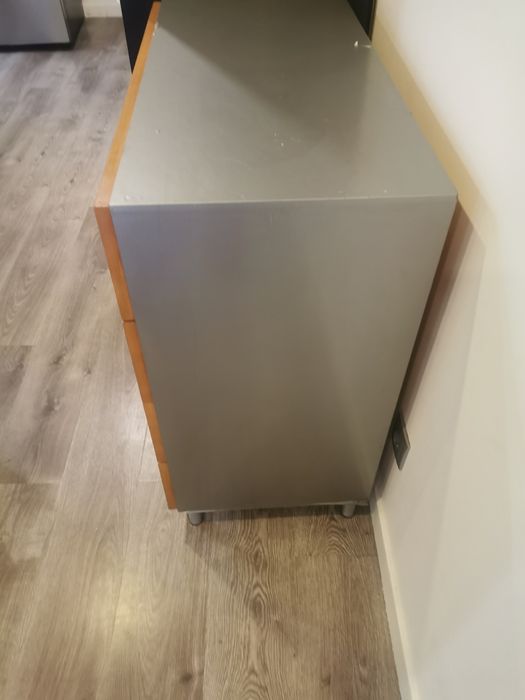 Móvel 4 gavetas cinza