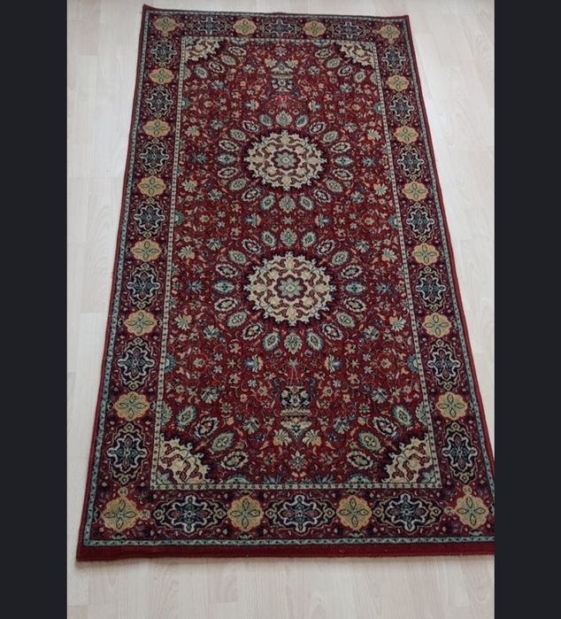 PRL Cepelia!!  gruby wyrazisty dywan/chodnik 100×200cm stan bdb