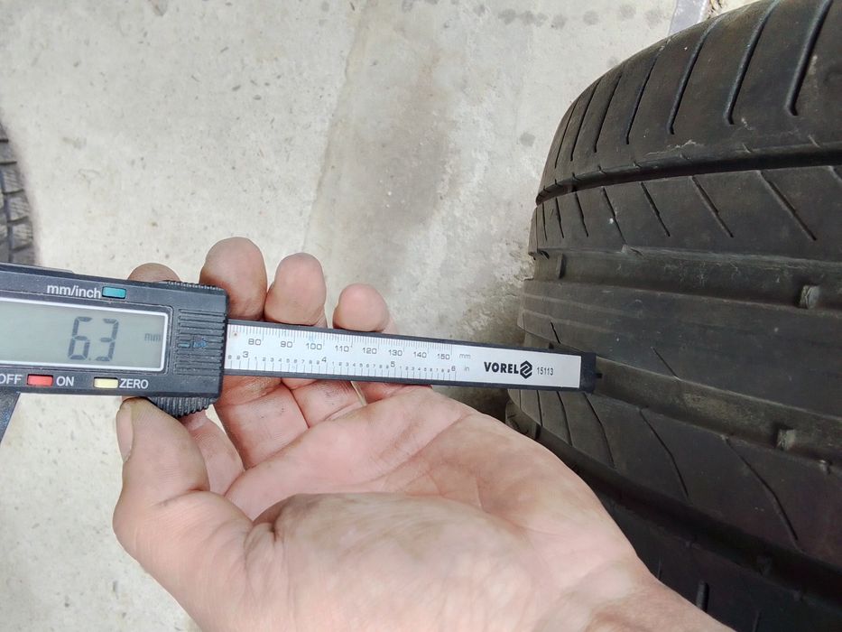 Cena za 2 Opony letnie 255/45r20 CONTINENTAL 2020r 6.5mm