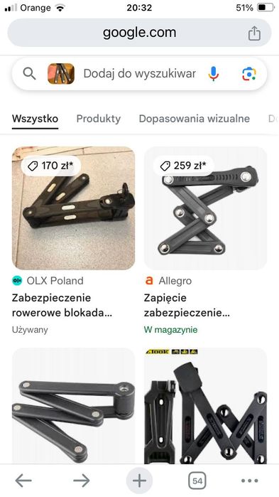 Zabezpieczenie rowerowe blokada Abus