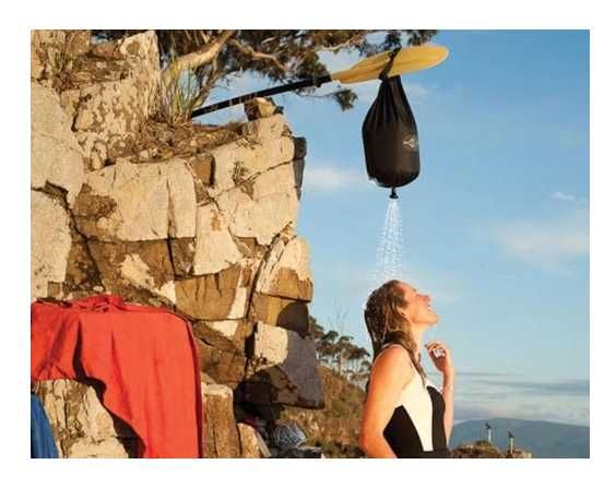 Prysznic turystyczny kieszonkowy solarny POCKET SHOWER 10l