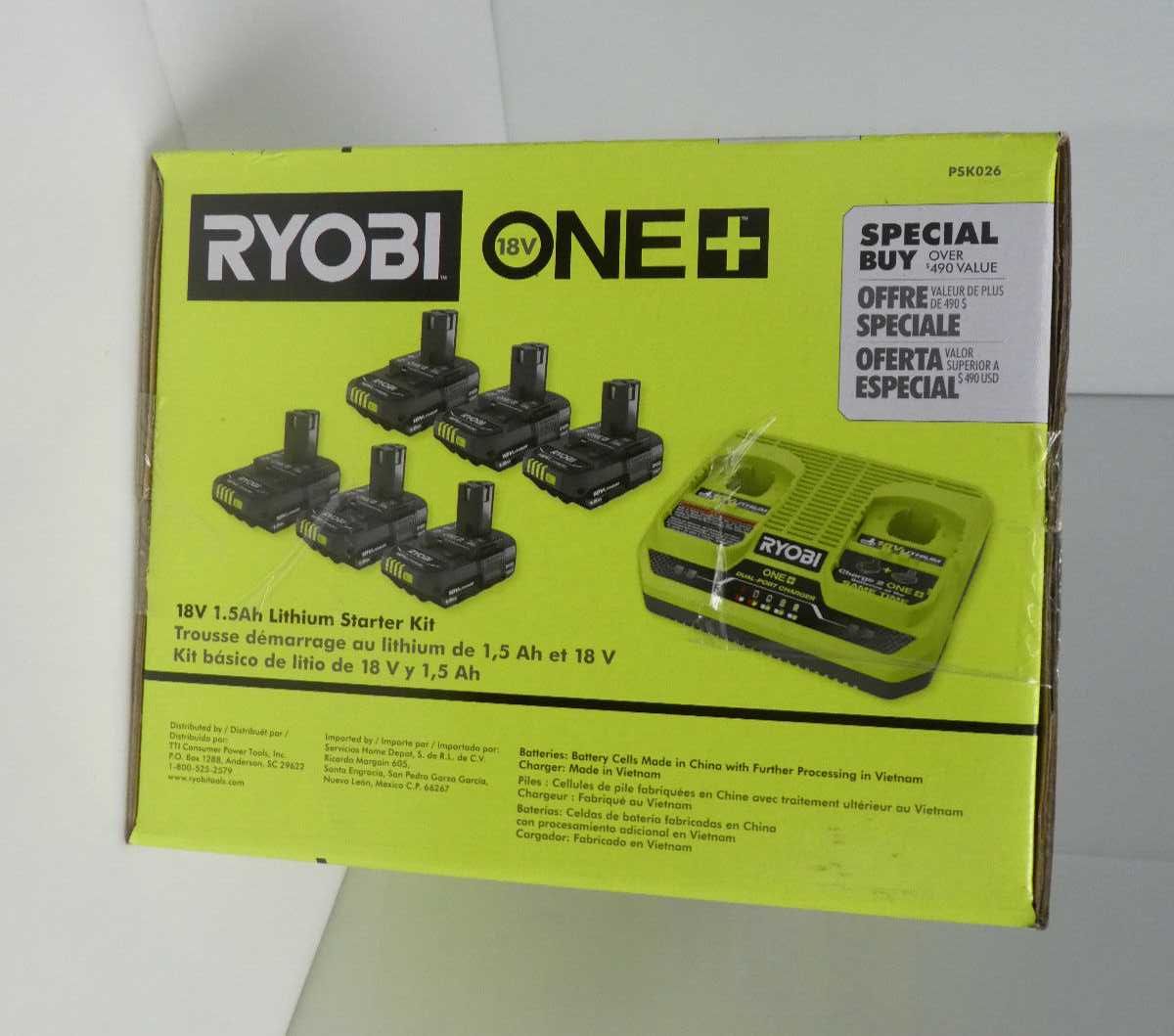 Аккумуляторы RYOBI ONE+ 18V 1.5Ah