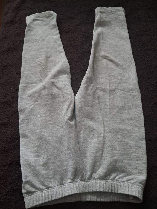 Spodnie szare bawełniane