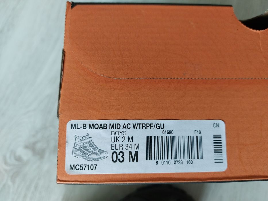 Ботинки/черевики Merrell 34р.