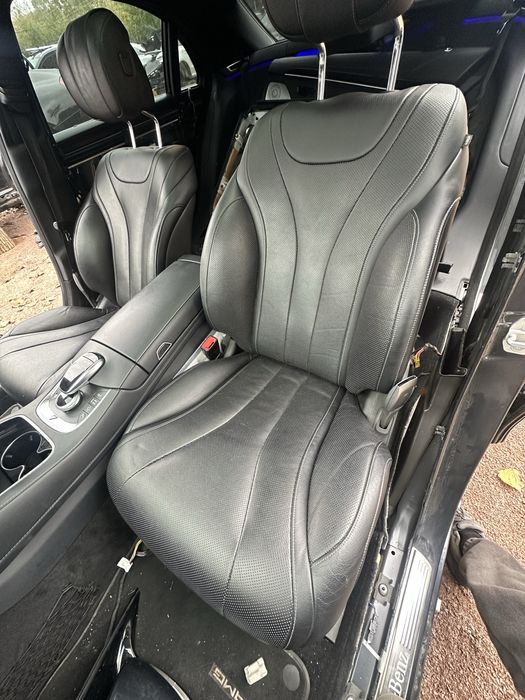 Сиденья кожа сидіння шкіра W222 S Class шкура сідушки передні салон