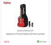 Vendo Guitarra NOVA pequena