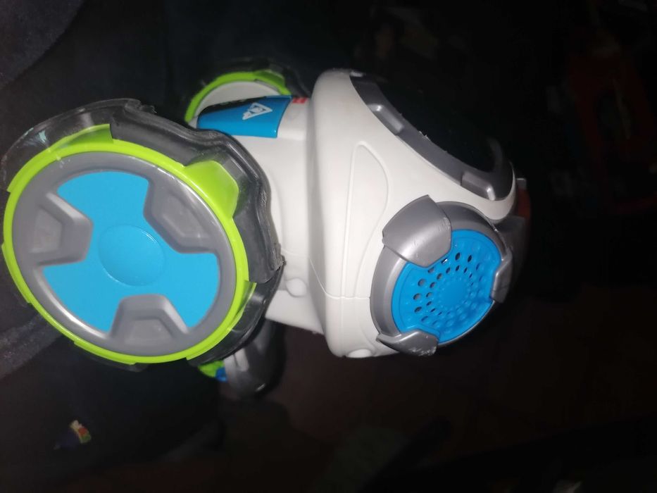 Robot movi brinquedo criança jogo congela fisher price