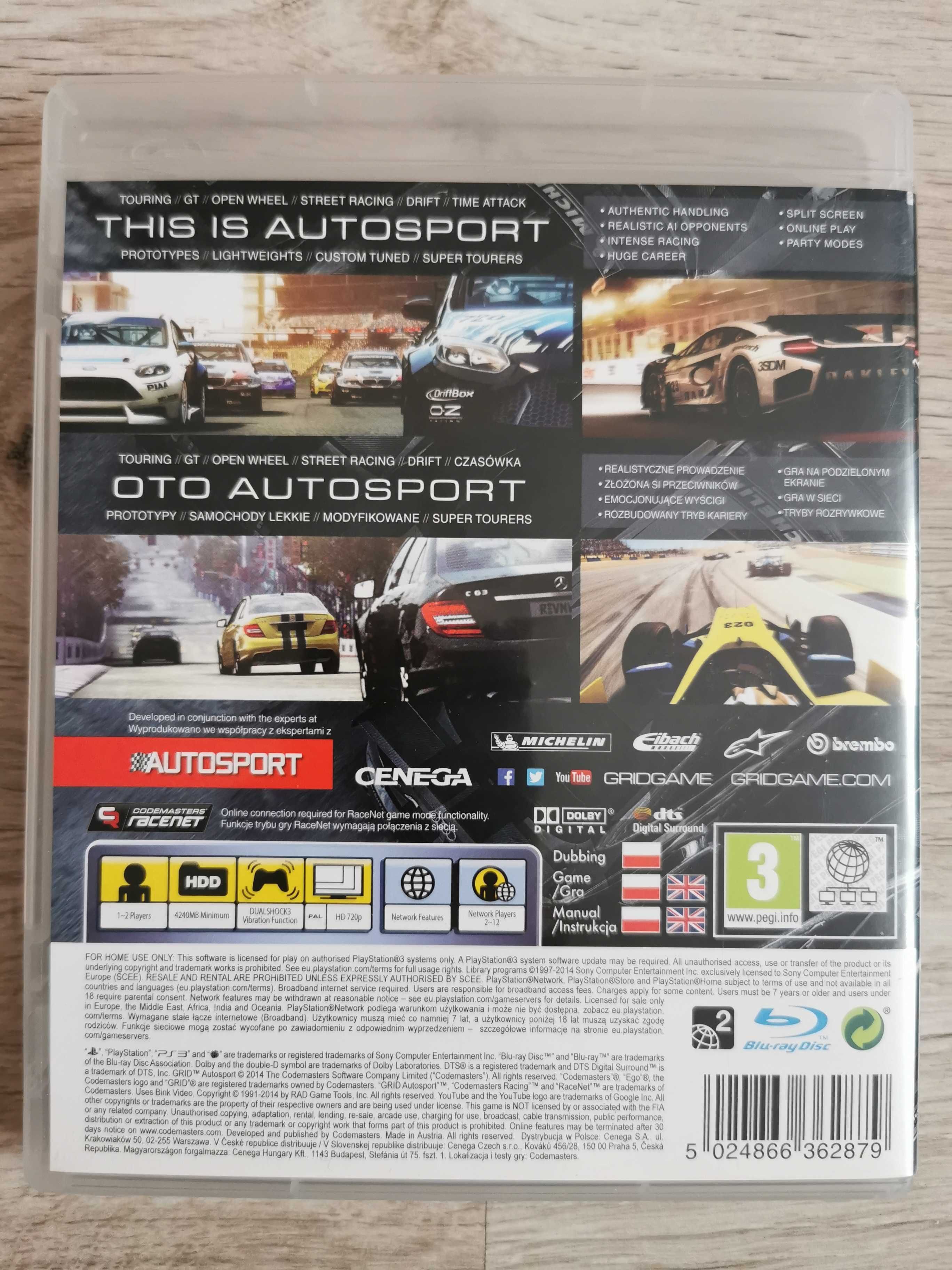 GRID: Autosport (PS3)