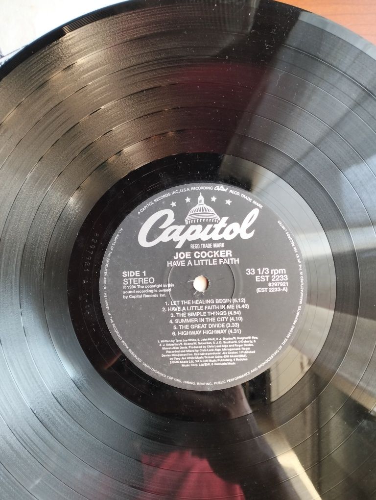 Disco de vinil LP Joe Cocker - Haver a Little Faith'