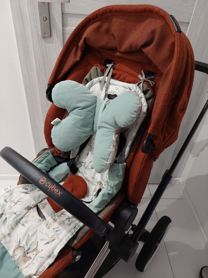 Cybex Priam 2w 1 gondola, siedzisko lux śpiwór autumn gold