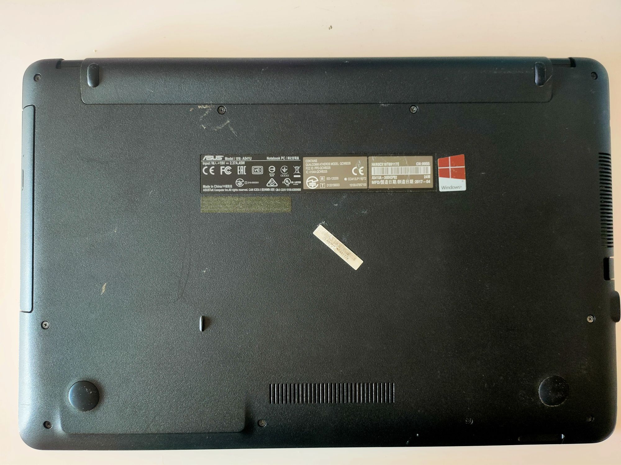 Asus A541U - Avariado