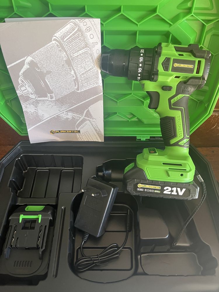 НОВИНКА! Акумуляторний шуруповерт FlinkerTec ДША-21/2 PRO BL