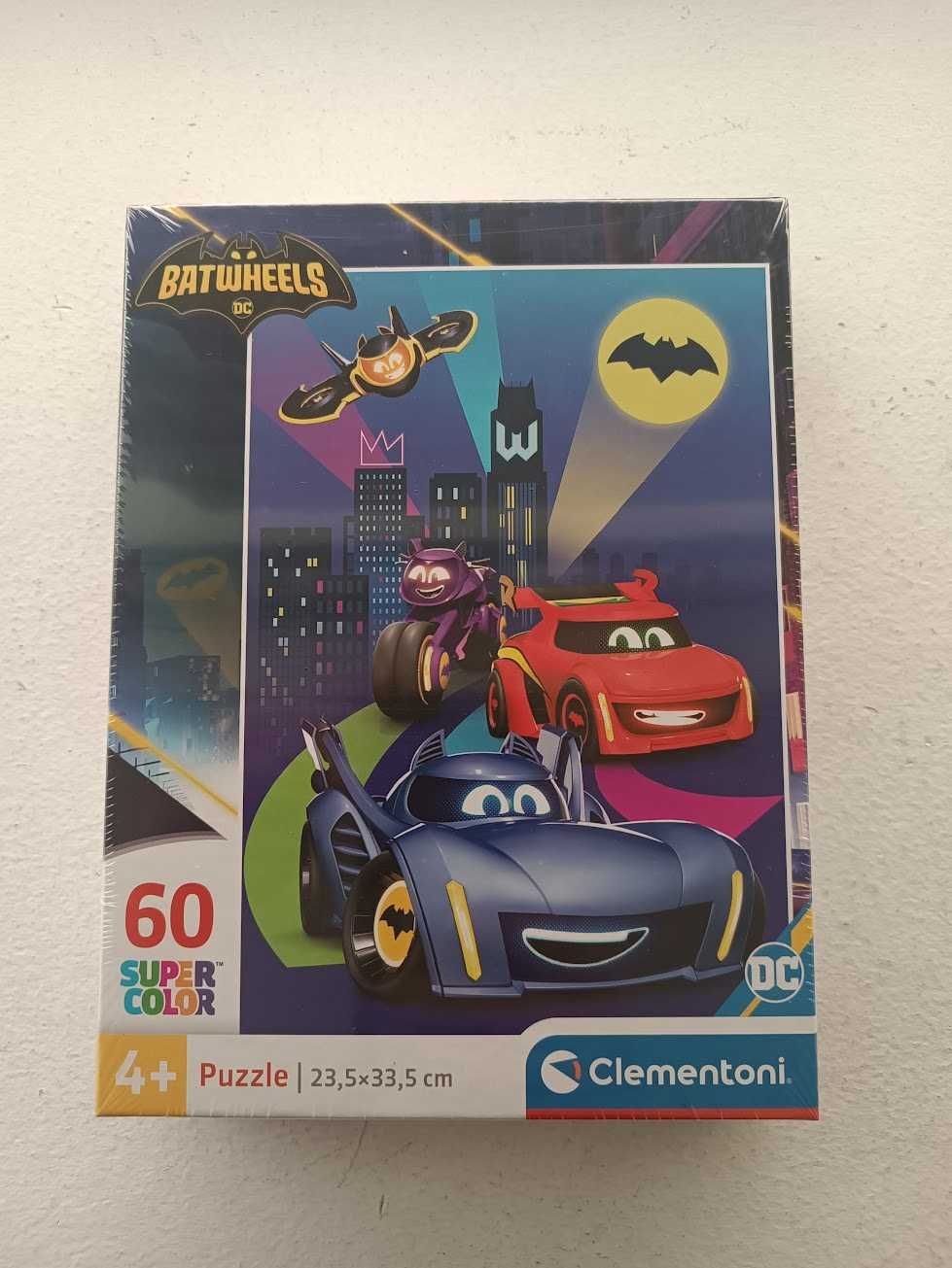 Puzzle Clementoni Dc Batwheels SuperColor 23,5x33,5cm 60 peças