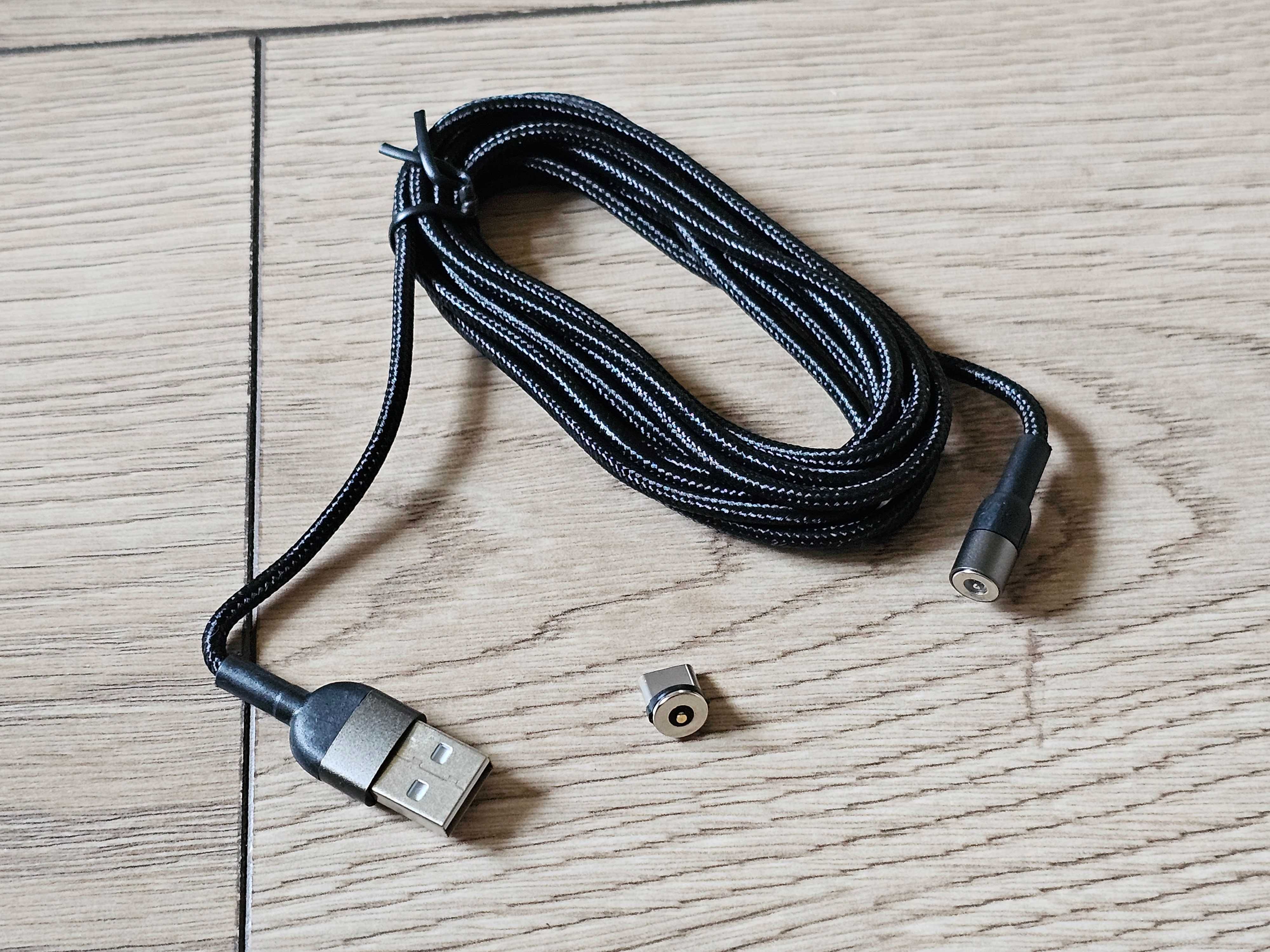 NOWY Kabel do Ładowania Magnetyczna Końcówka USB-C 2M
