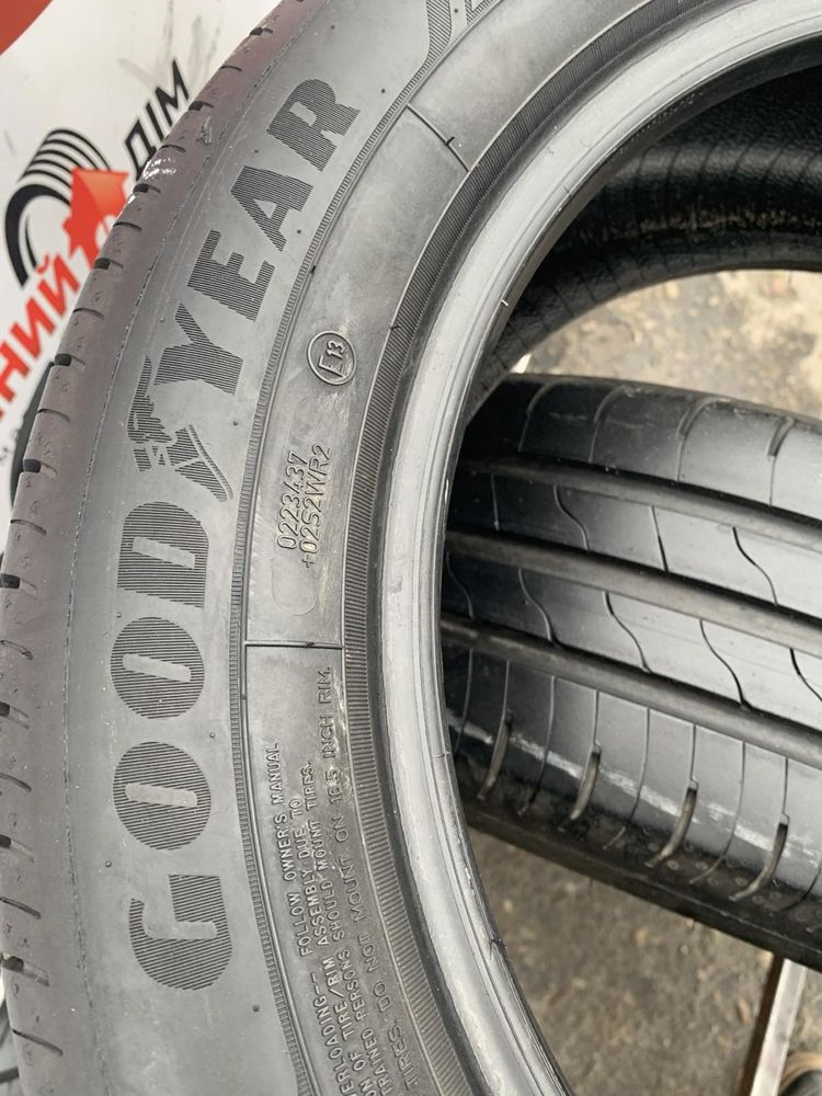 Шини 195/55 R16 пара Goodyear літо 2021р 7,2мм