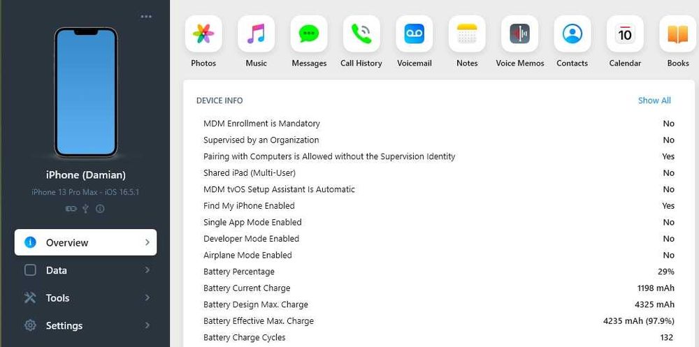 Smartfon iPhone 13 Pro Max 6GB / 256 GB Graphite Szary