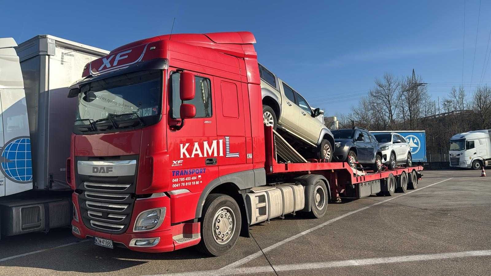Daf XF460 Przyczepa niskopodwozie Mado