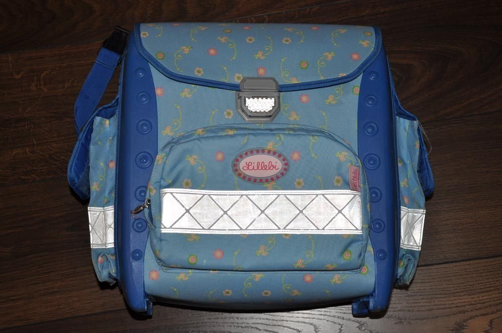 Рюкзак сумка портфель LILLEBI "Flower blue" (Німеччина)