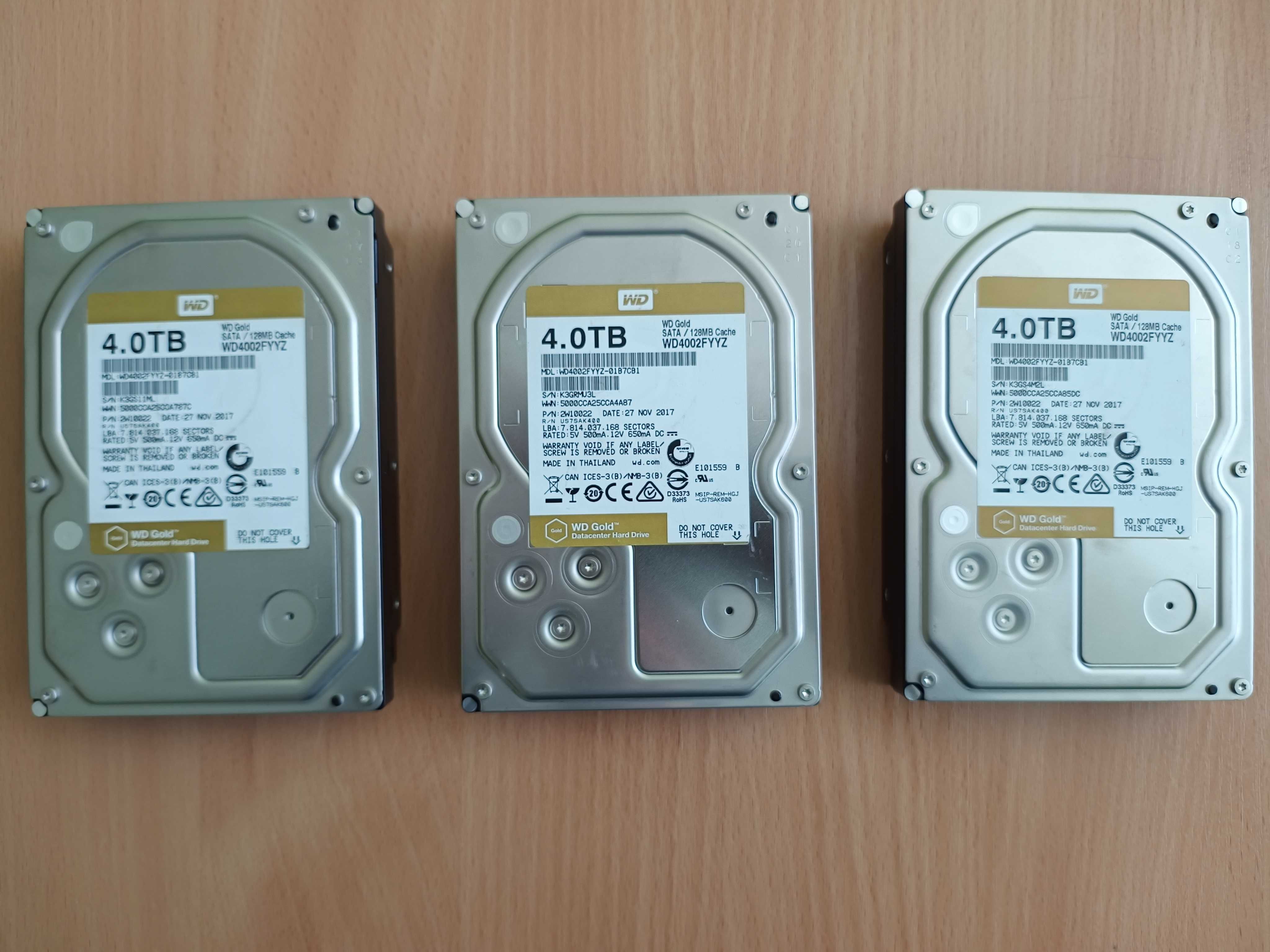 Жорсткий диск WD Gold 4TB WD4002FYYZ