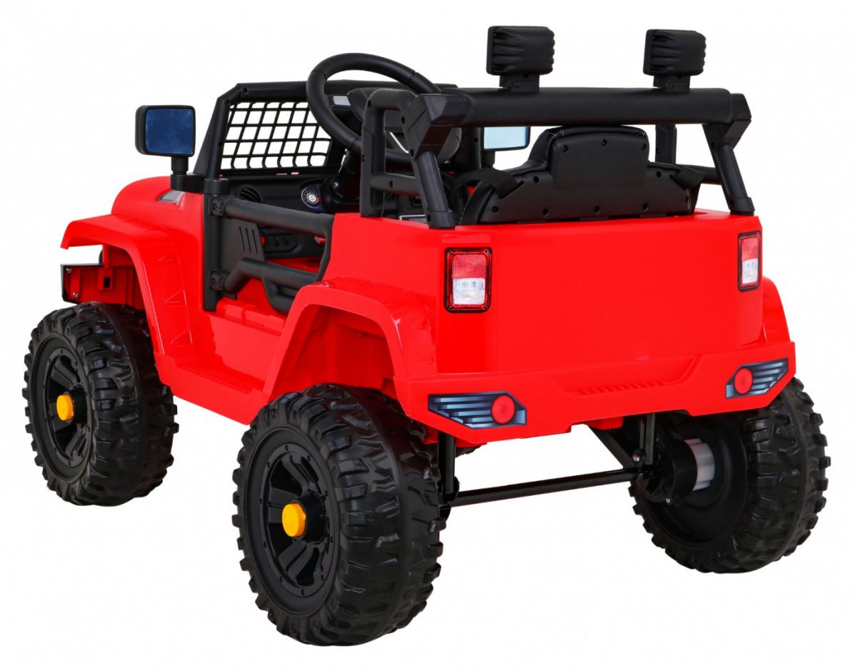 Autko Jeep Dark Night na akumulator Czerwony