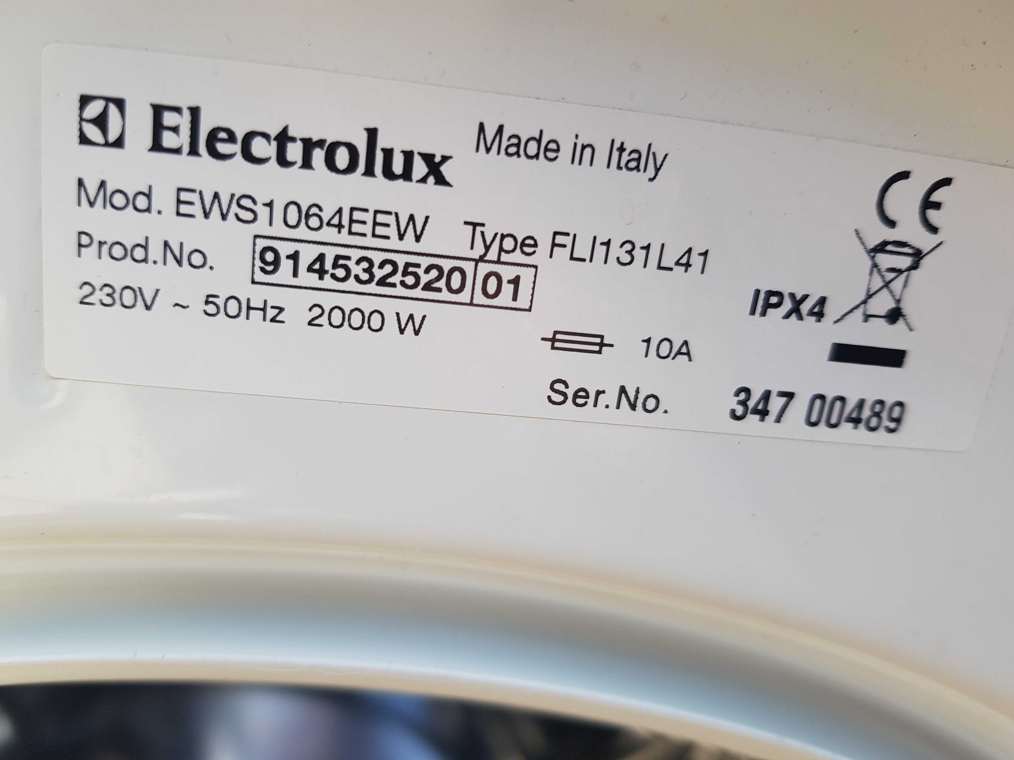 Części do pralki Electrolux EWS1064EEW