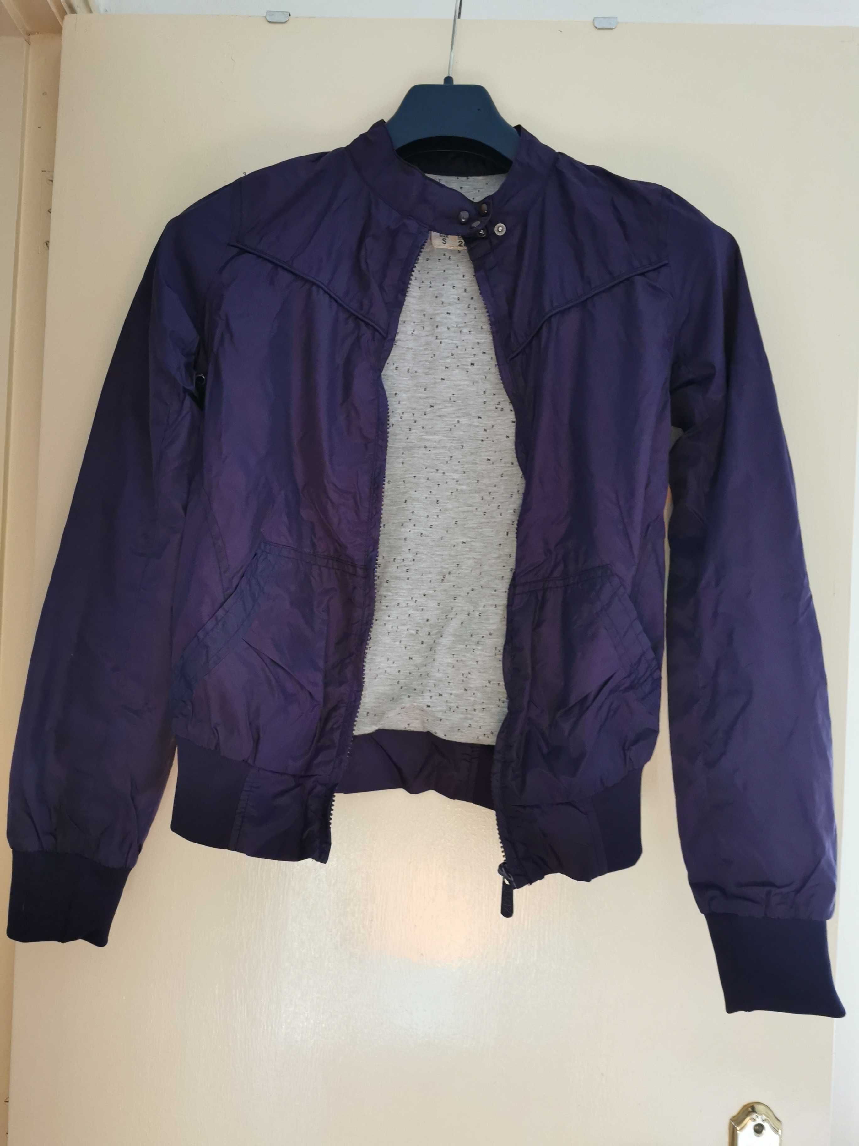 Casaco/Parka roxo S com oferta