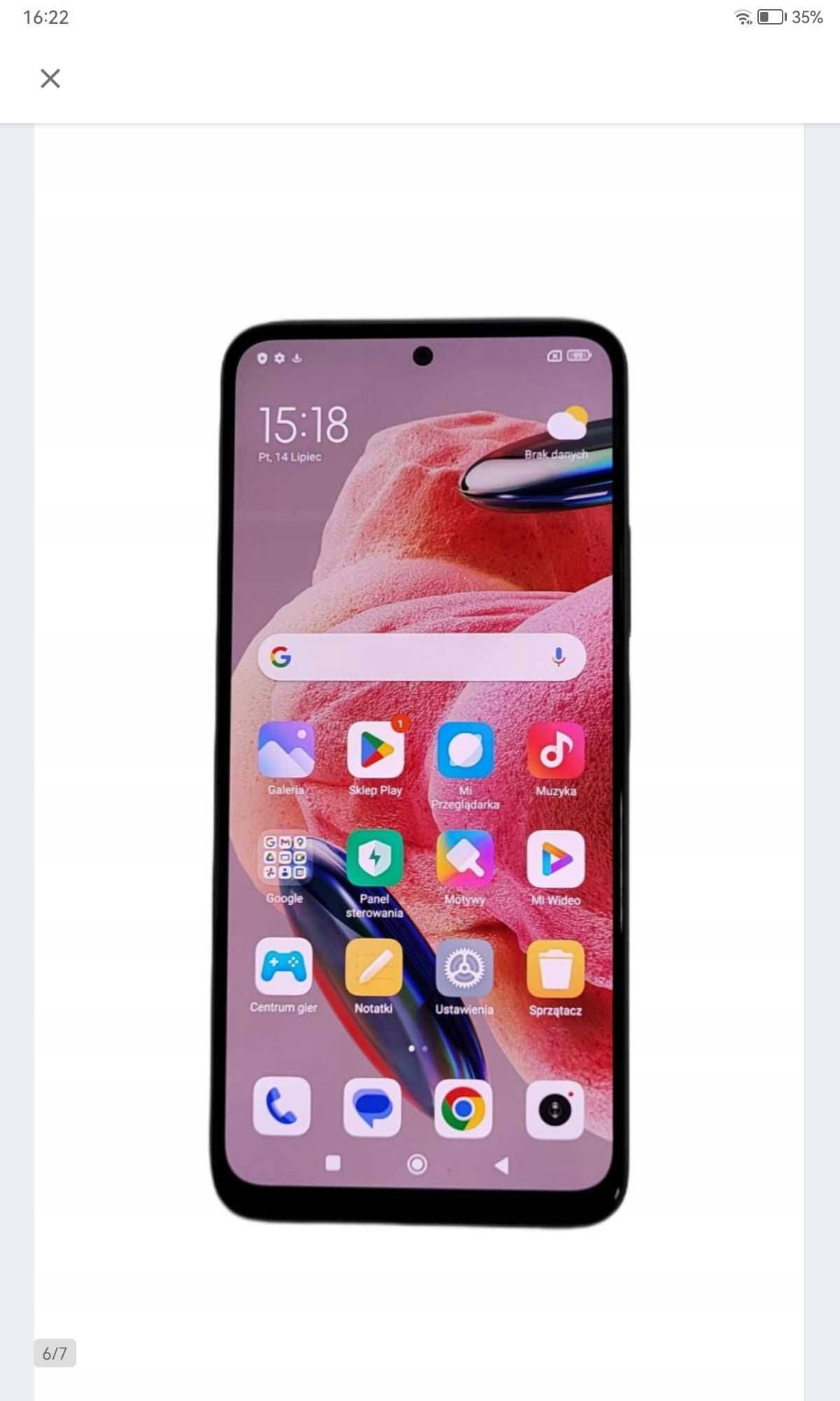 SUPER REDMI note 12.PAMIĘĆ.8+4/256 GB. Gwarancja.