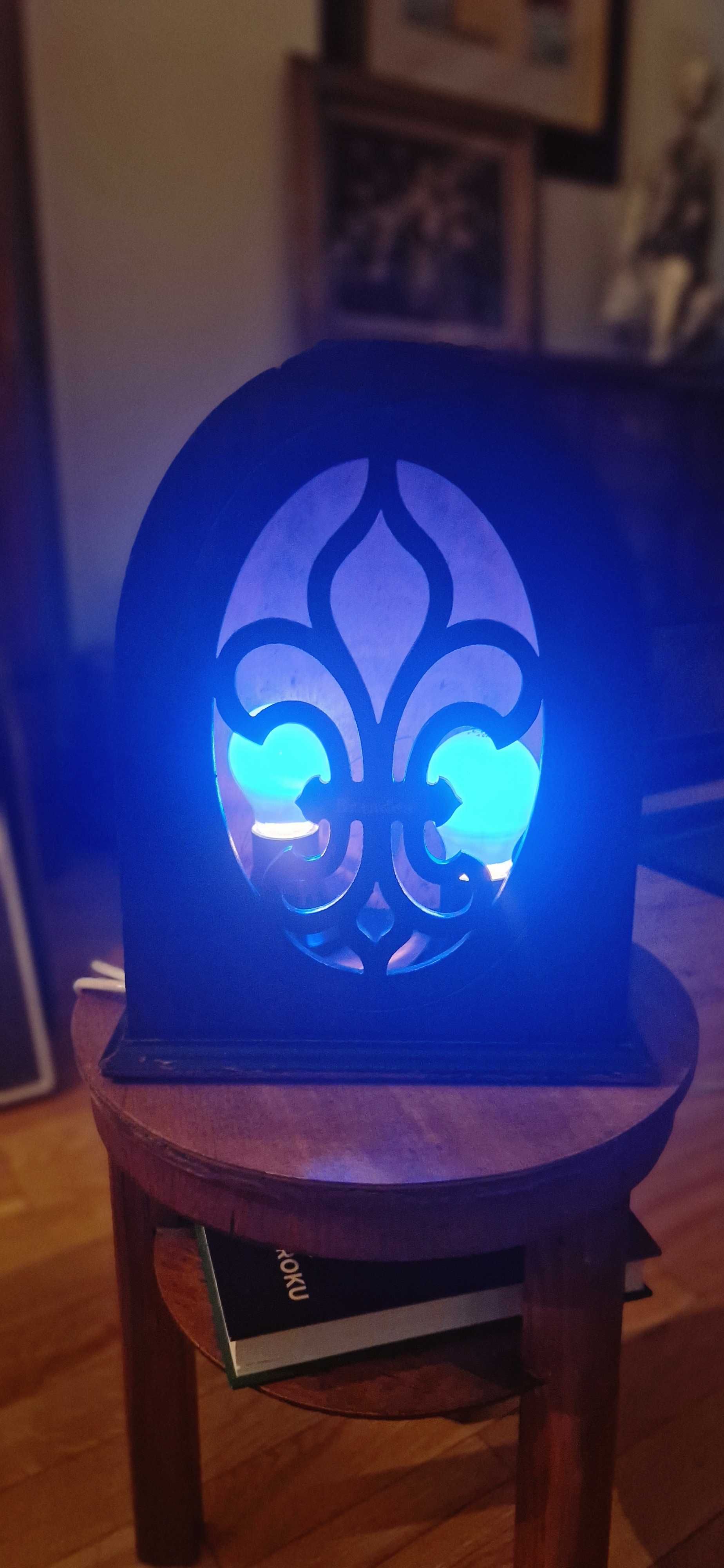 Lampion lampa biedermeier Brandes dekor art deco antyk głośnik unikat