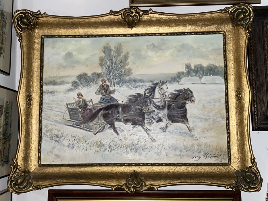 Obraz olejny sanna Jerzy Kluźniak 50x60