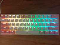 Klawiatura REDRAGON K617 Fizz RGB Biało-różowy