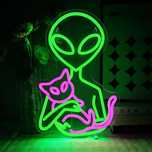 Nowy neon led alien