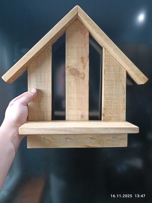 Półka dekoracyjna/wieszak na klucze