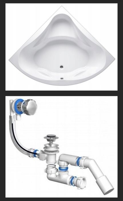 Wanna narożna 150x150 nowa!