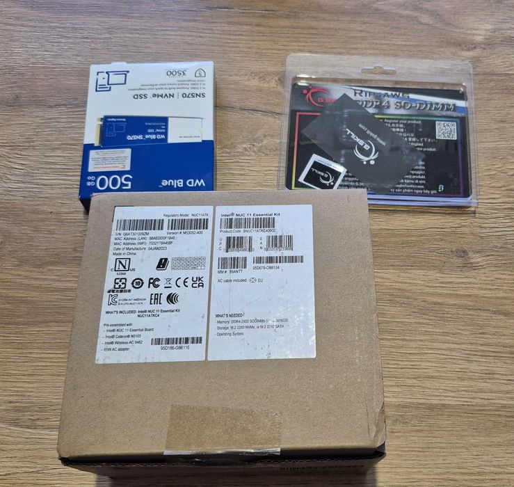 Intel NUC11ATKC4 16GB DDR4 500 GB SSD nvme