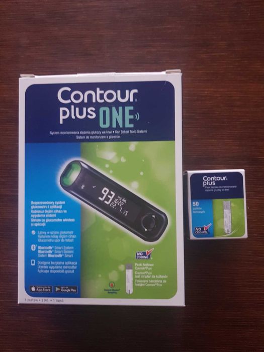 Glukometr Contour Plus One + paski gratis