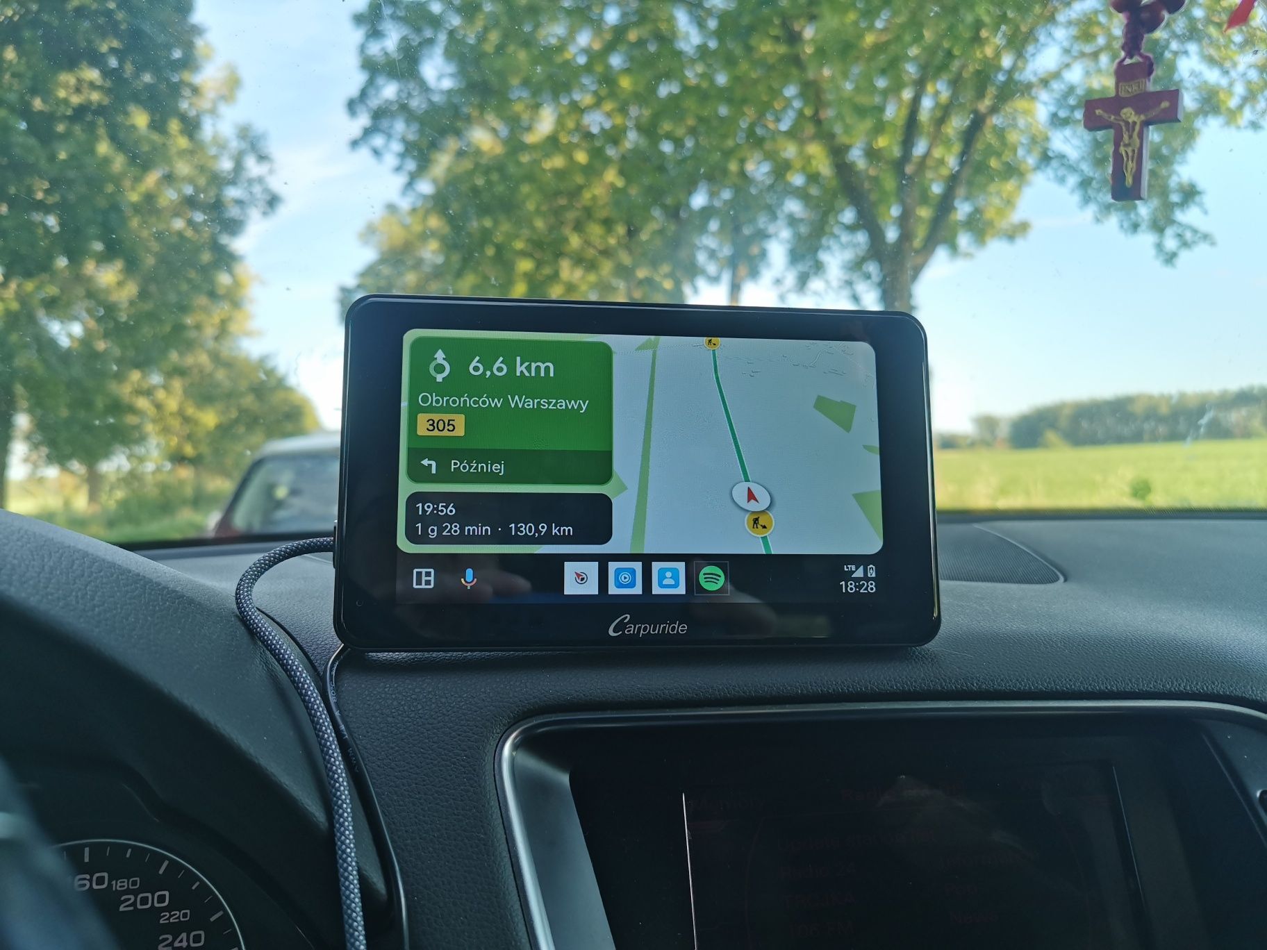 Android auto carplay ekran Carpuride 7 cali