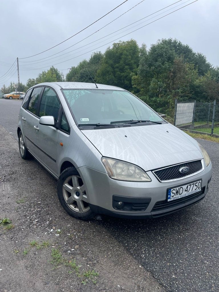 Ford C-Max 1.6 TDCi, 2005 r., srebrny