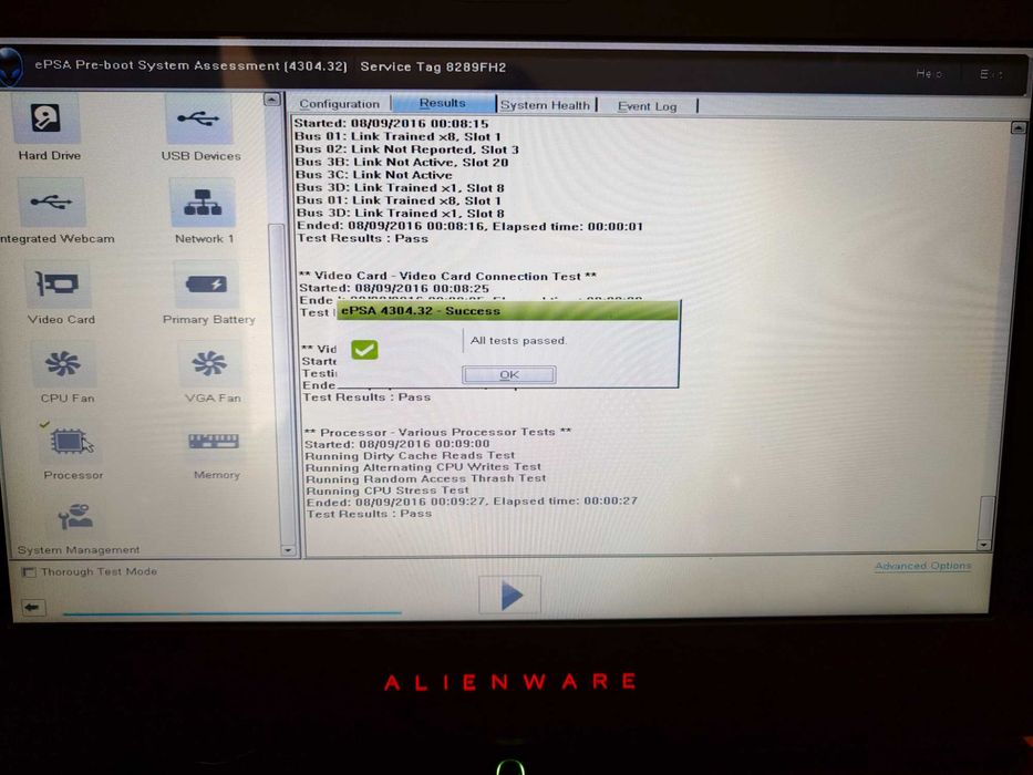 Dell Alienware 15 R3- i7-7700HQ/GTX1070 під ремонт