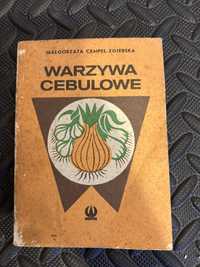 Stara książka warzywa cebulowe 1986 r.