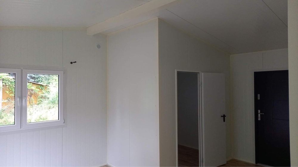 Domek letniskowy/całoroczny 7x6 (42m2) z wyposażeniem